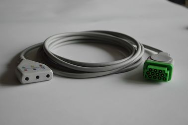 China GE-Marquette ECG trunk cable 3-lead,2.5m supplier