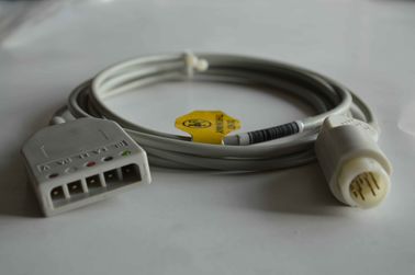China OEM-HP 12Pin 5-lead ECG Trunk cable ,2.5m supplier