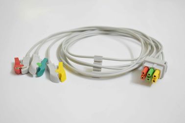 China Pro1000 Datex 3-lead ECG leadwires,0.9m supplier