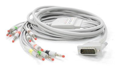 China Schiller EKG 10-lead cable and leadwires ,3.5m supplier